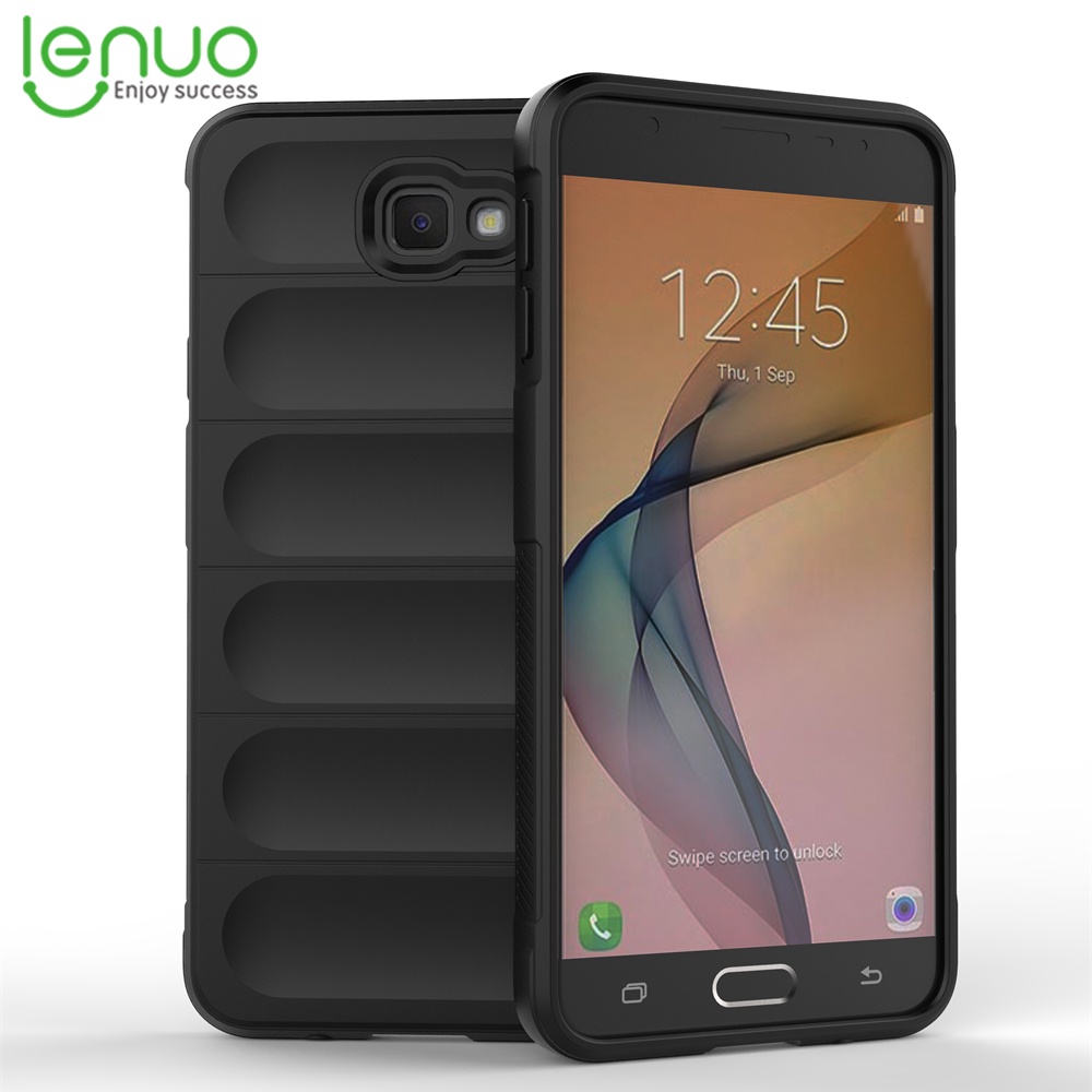 Lenuo Ốp Điện Thoại Lenuo Chất Liệu Silicon Mềm Màu Trơn Chống Sốc Bảo Vệ Toàn Diện Cho Samsung Galaxy J7 Prime
