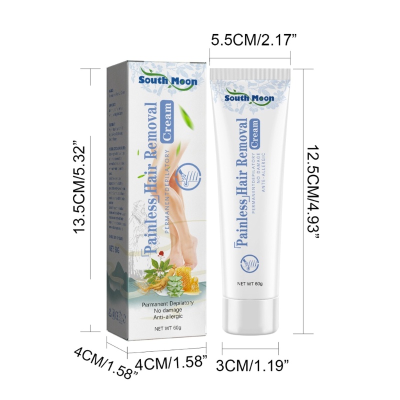 Kem Tẩy Lông YOUYO 60g Không Đau Cho Vùng Da Dưới Cánh Tay / Chân / Toàn Thân