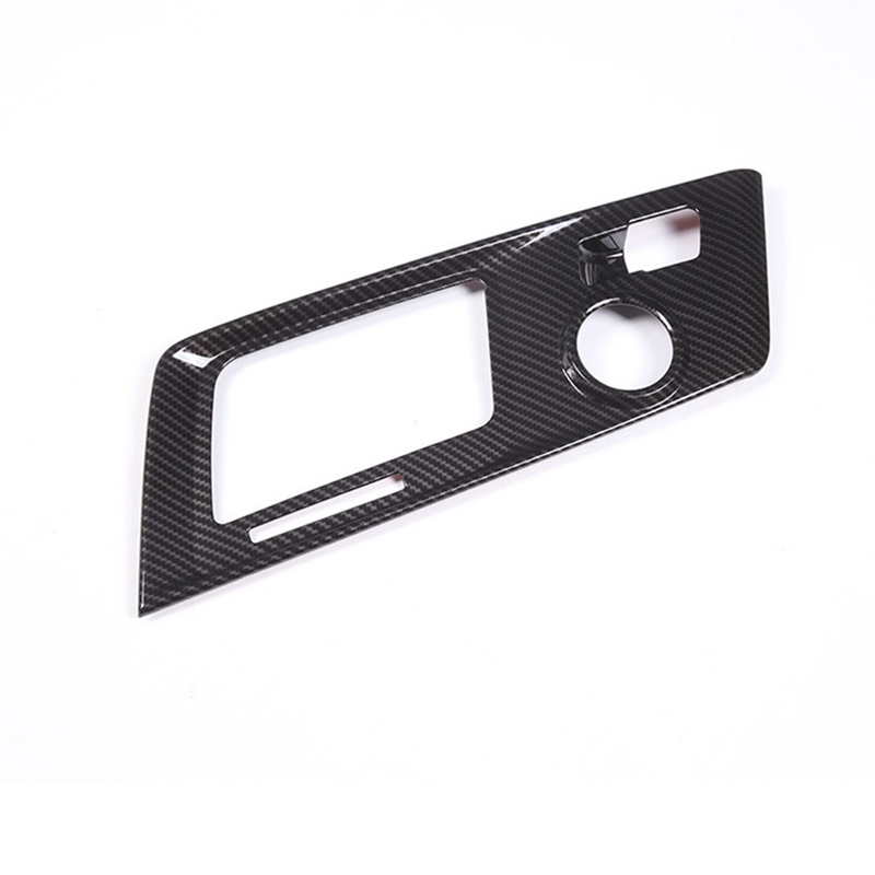 Miếng Dán In Họa Tiết Sợi Carbon Dán Bảng Điều Khiển Cần Gạt Số Cho Chevrolet Corvette C7 2014-2019