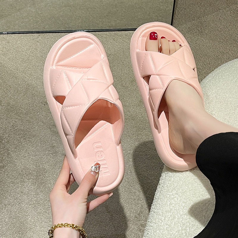 STARRY dép nữ fashion sandal nữ sục dép quai hậu nữ dép bánh mìgiày 040712