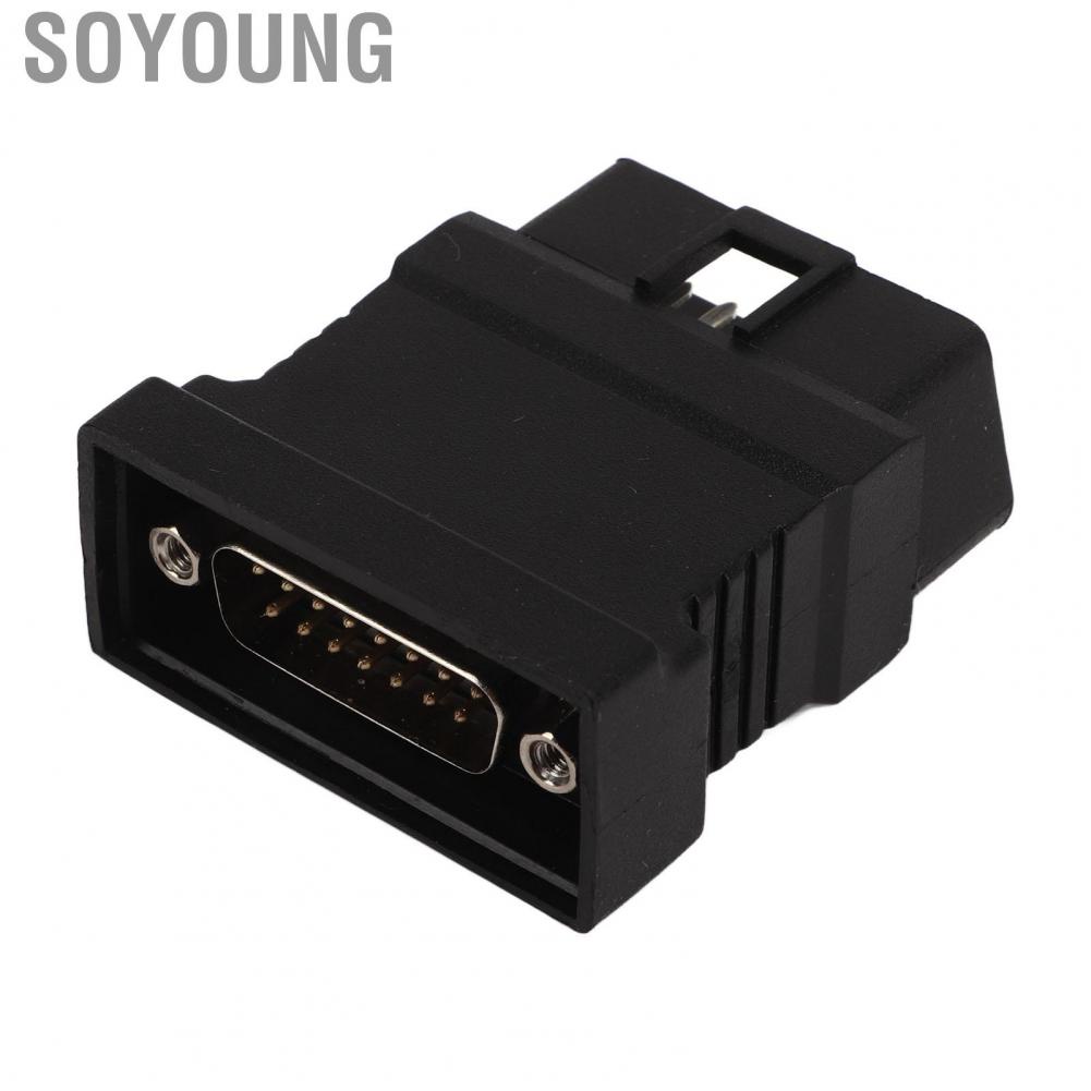Soyoung 16 Pin OBD Cable Connector  Impact Resistant OBD2 16E Easy Installation Precise Match Stable Structure Ideal Replacement for Diagnostic Tool