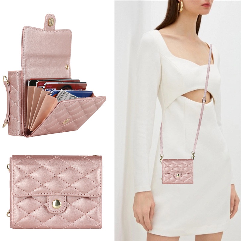 Đối với samsung z flip 4 flip 3 5g flip 5 vỏ thẻ organ gói đeo chéo bao da thời trang flip4 flip3 shoulder strap rope case