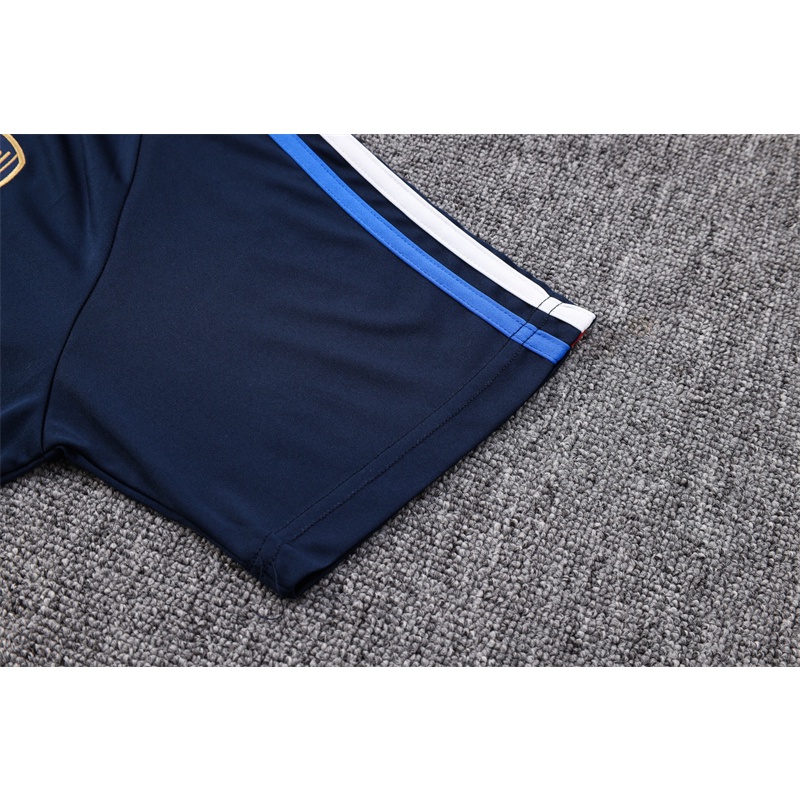 Arsenal Áo polo Tay Ngắn Màu Xanh navy Thời Trang Trẻ Trung