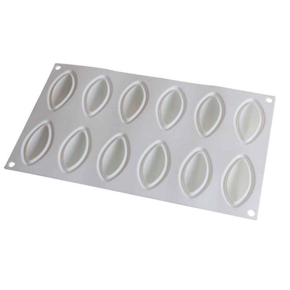 LEISURE Khuôn Silicone 12 Ngăn Làm Bánh Pudding