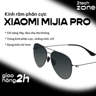 Kính râm phân cực Xiaomi Mijia Polarized Sunglasses Pro - Siêu nhẹ chỉ 19g, đeo thoải mái như không, chống tia UV,