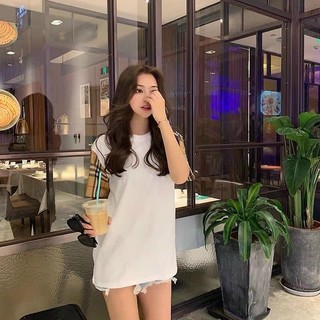 Áo thun tay lỡ form rộng unisex nam nữ mặc đẹp tay sọc cá tính 2 màu đen,trắng NHƯ Ý