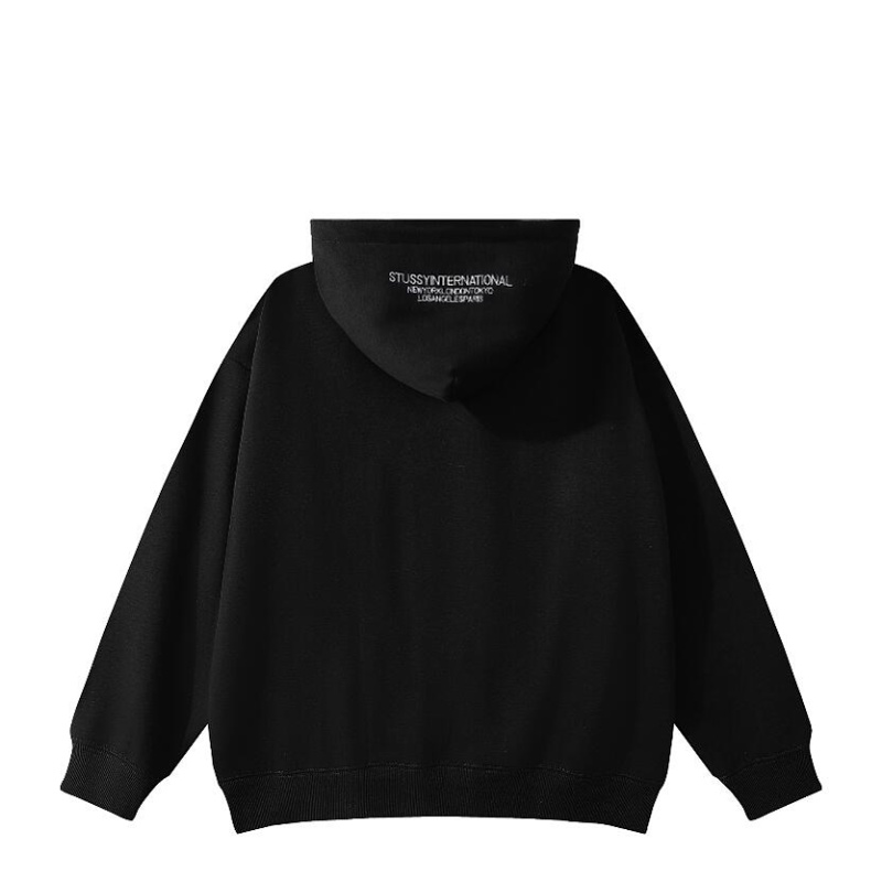 ❤❀  ❤ Áo Thun In Hình Stus-s Cá Tính Hợp Thời Trang-------Áo Hoodie Cotton Tay Dài Thêu Họa Tiết Độ Chính Xác Cao Thời Trang Đường Phố