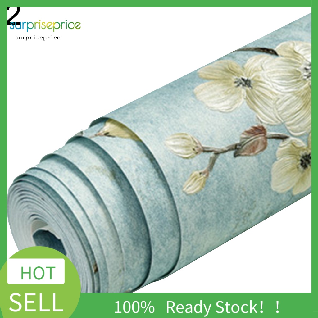 Sticker Dán Tường Tự Dính Họa Tiết Hoa Mận Dùng Trang Trí Nhà