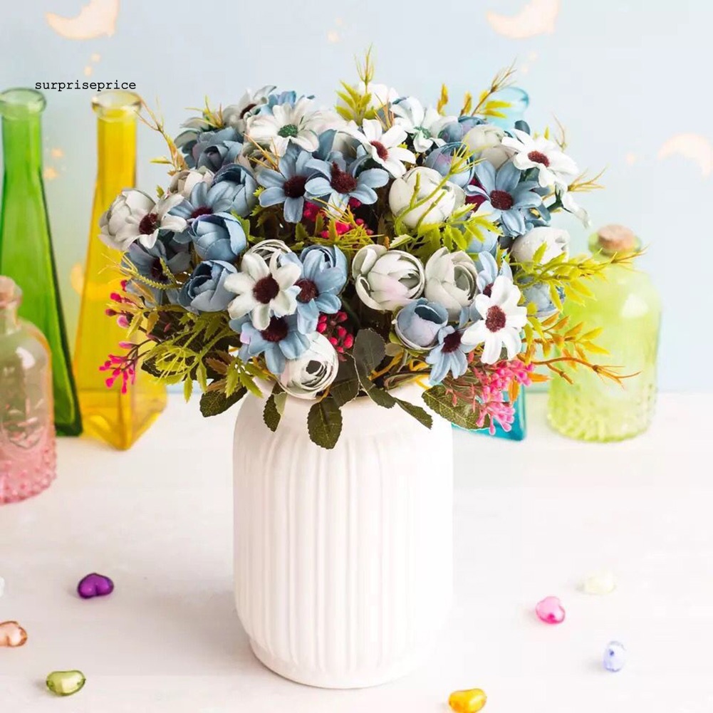 1 Bó Hoa Nhân Tạo Trang Trí Tiệc Cưới / Nhà Ở / Văn Phòng