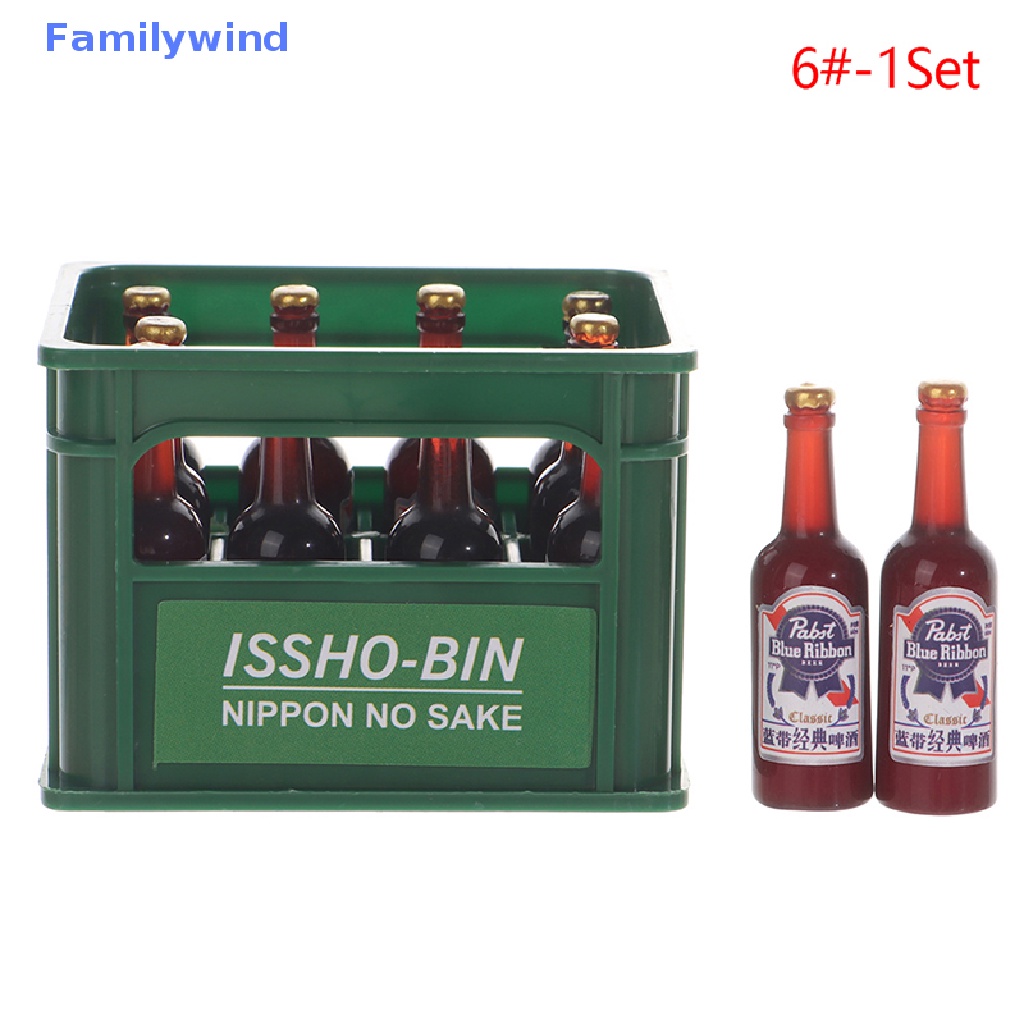 1 Bộ Bình Uống Rượu Mini Tỉ Lệ 1: 12 Dùng Trang Trí Nhà Búp Bê