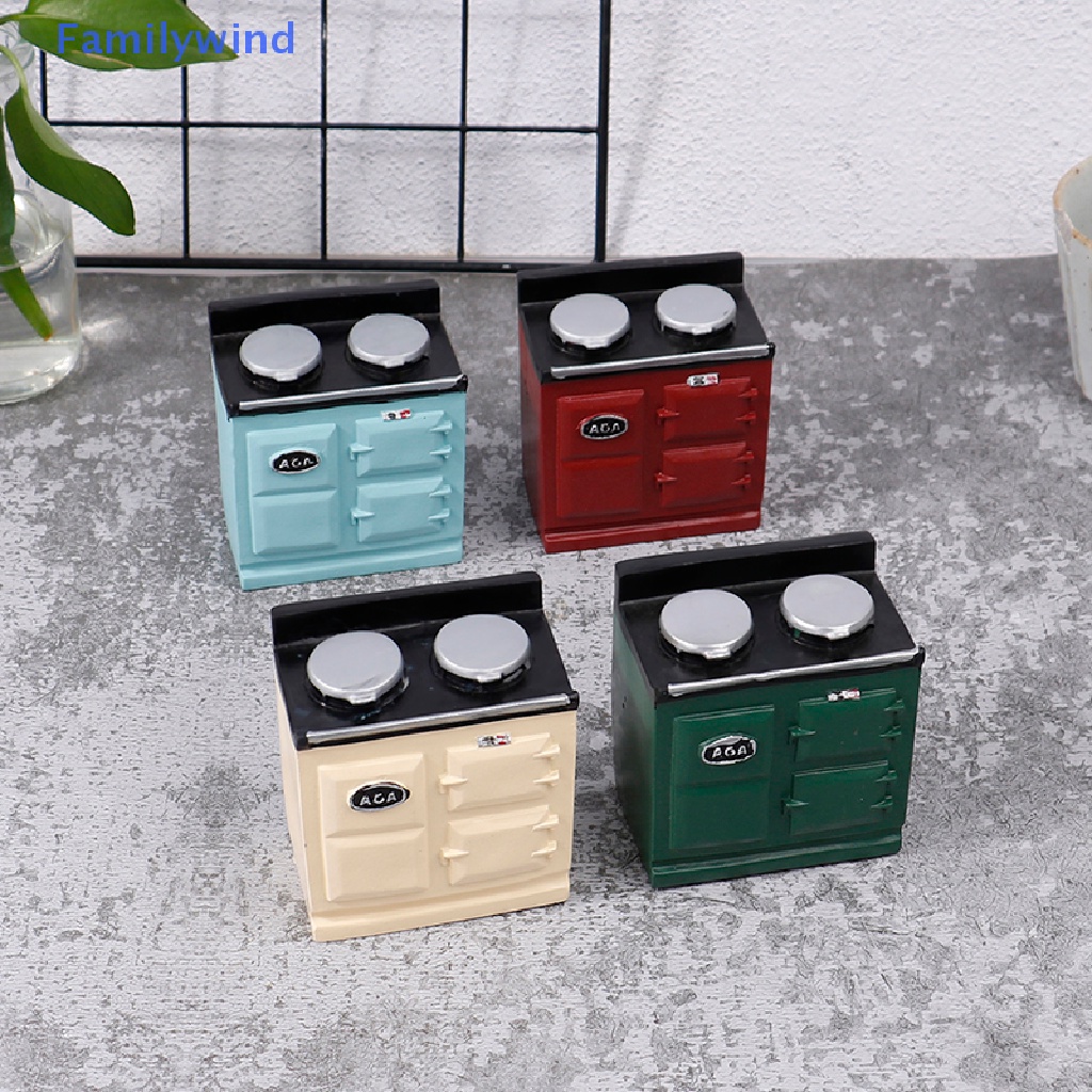 Mô Hình Bếp Gas Mini Tỉ Lệ 1: 12 Trang Trí Nhà Búp Bê