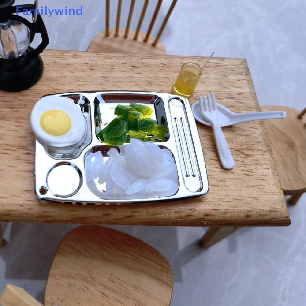 1 Set Mô Hình Bữa Ăn Tối Trang Trí Nhà Búp Bê DIY