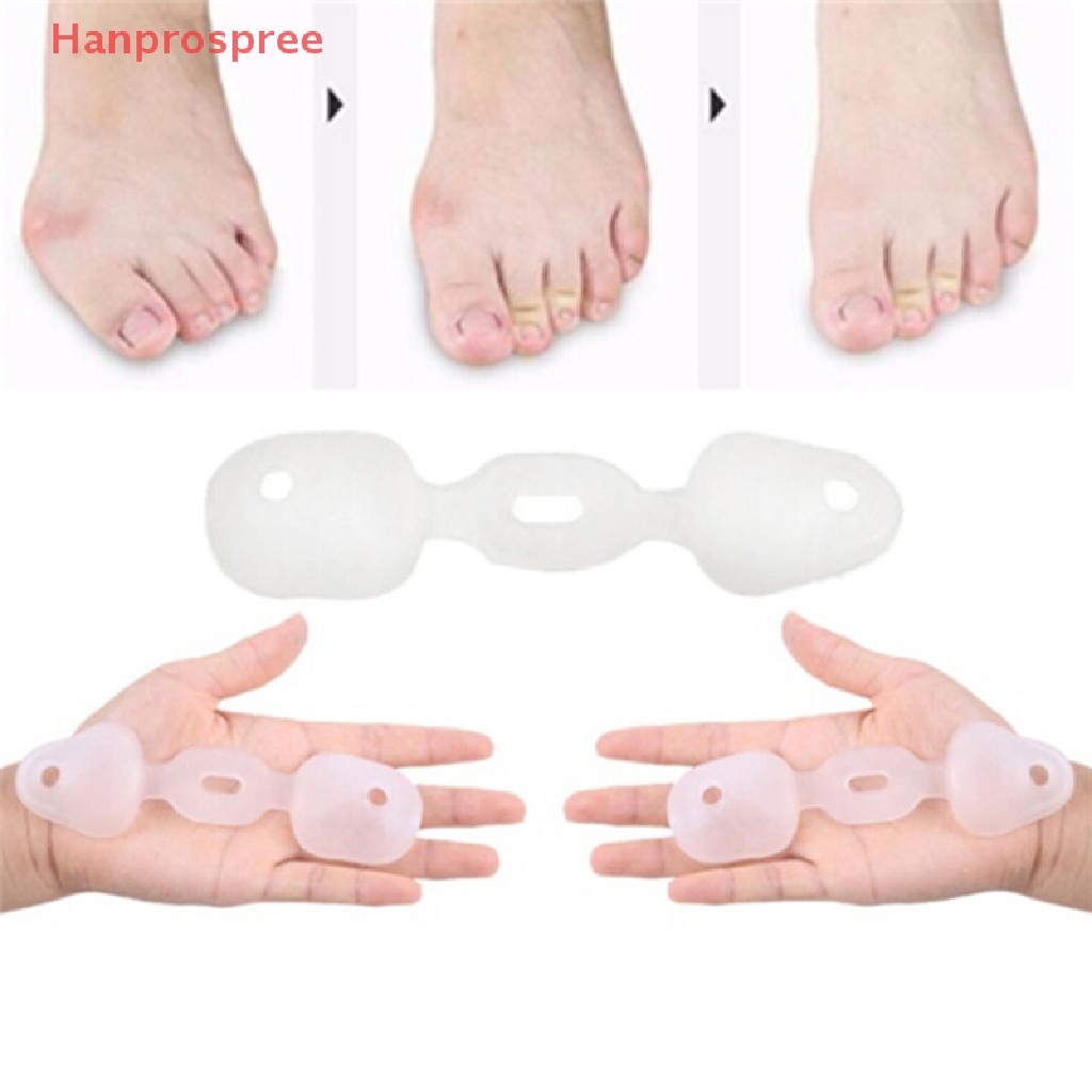 Dụng Cụ Tách Ngón Chân Mát Xa Bằng Silicon Gel Trong Suốt Hanprospree >