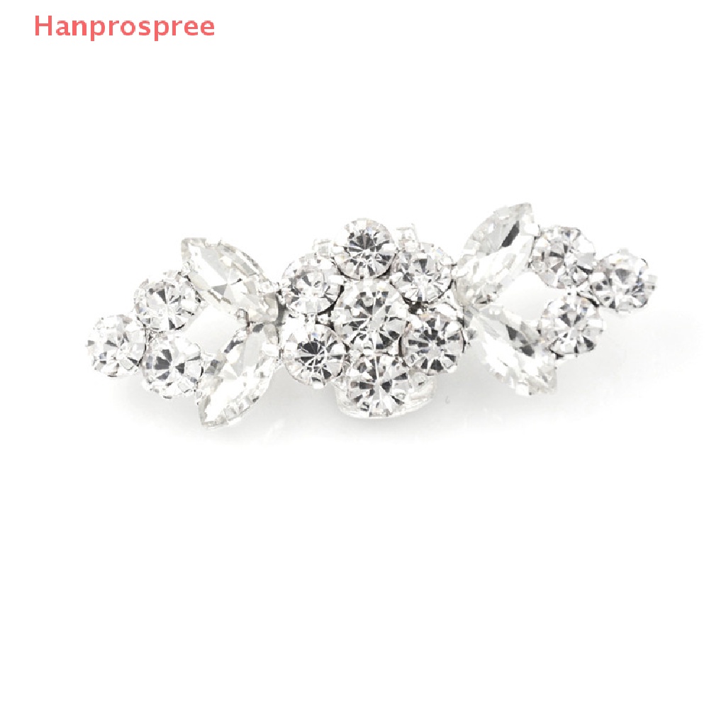 Bộ 2 Kẹp Giày Đính Đá Hình Hoa Xinh Xắn Cho Cô Dâu