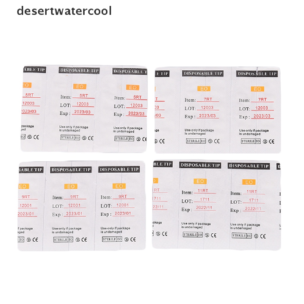 Set 50 Đầu Phun Xăm Trong Suốt Sử Dụng Một Lần Tiện Lợi