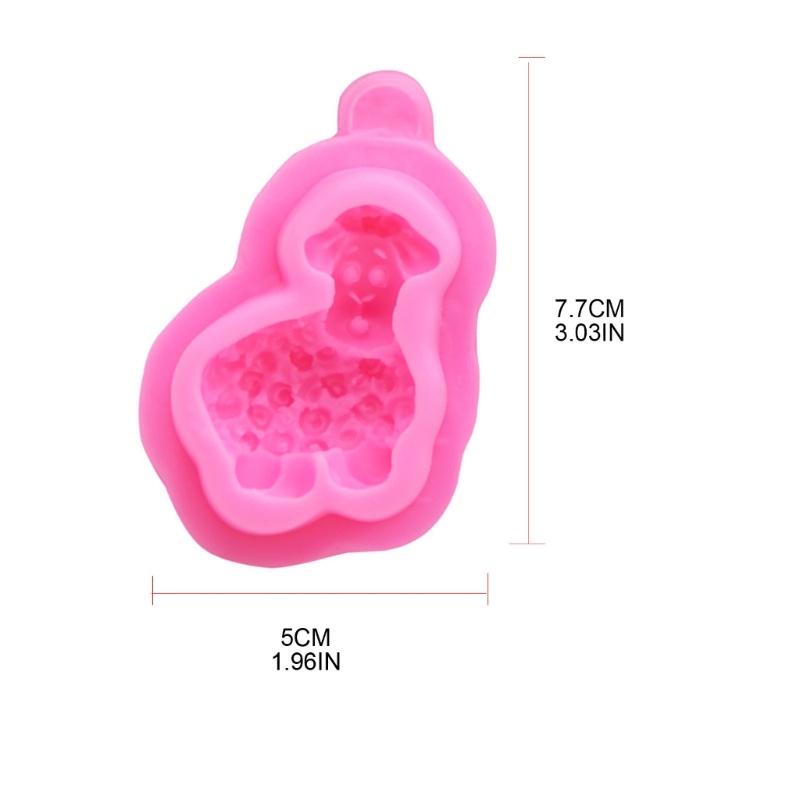 Khuôn Silicone Làm Bánh / Sô Cô La / Kẹo Đường Hình Chú Cừu Siêu Nhỏ