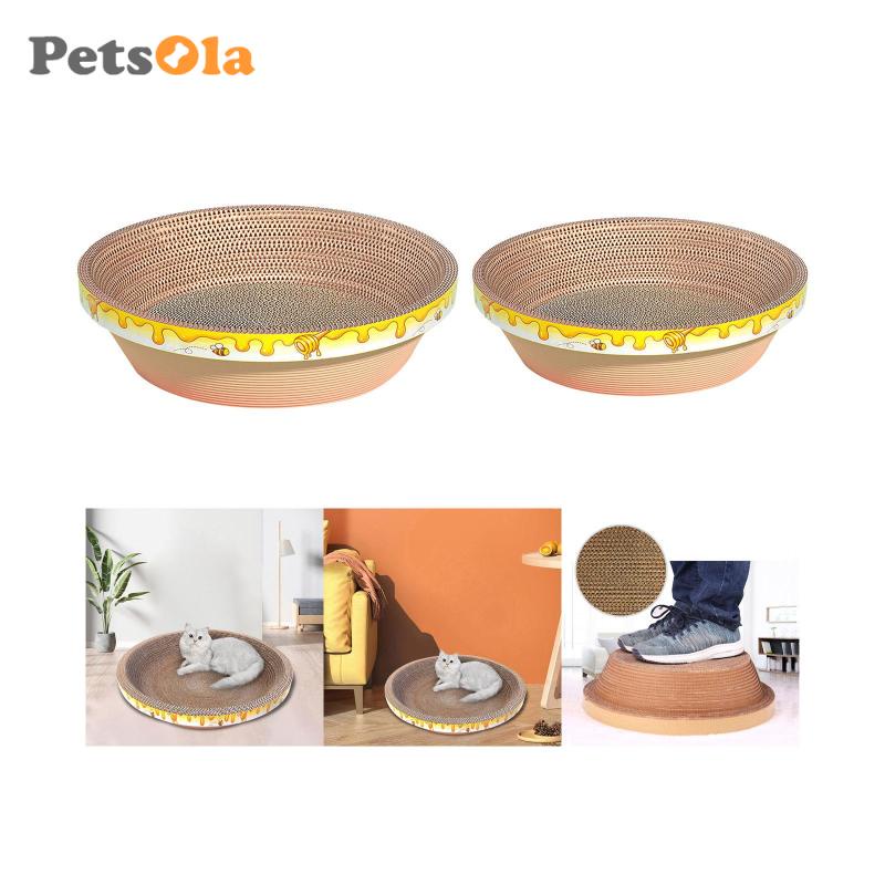 [Koolsoo21] Đệm Cào Móng Bằng Giấy Bồng Bềnh Cho Mèo