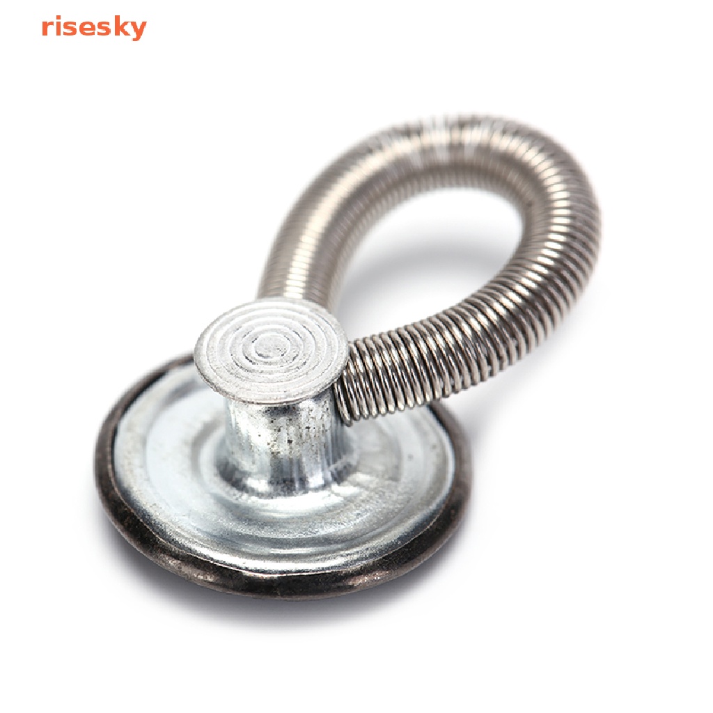 Set 6 Nút Kim Loại Co Giãn Nới Rộng Eo Quần Jean