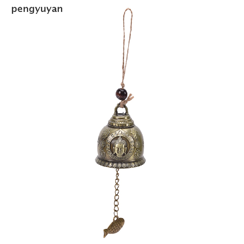 [pengyuyan] Chuông Gió Phật Giáo Họa Tiết Tượng Phật May Mắn [Mới]