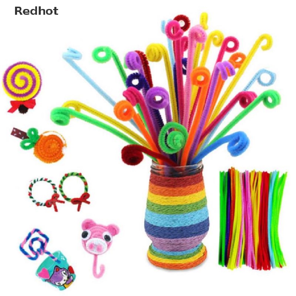 Bộ 100 Dụng Cụ Làm Sạch Ống Nước Đầy Màu Sắc Cho Bé