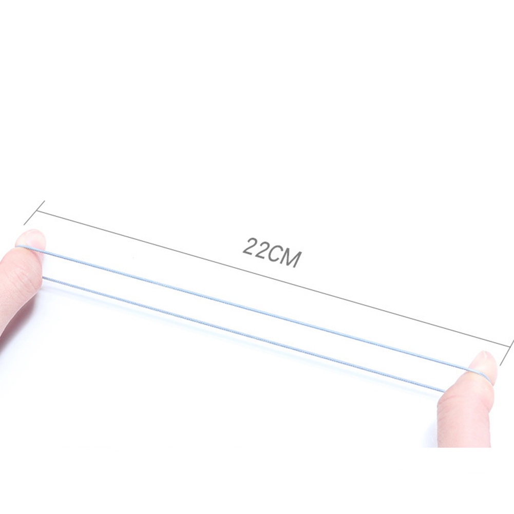 Set 4 / 100 Dây Cột Tóc Co Giãn Màu Trơn Thời Trang Cho Nữ