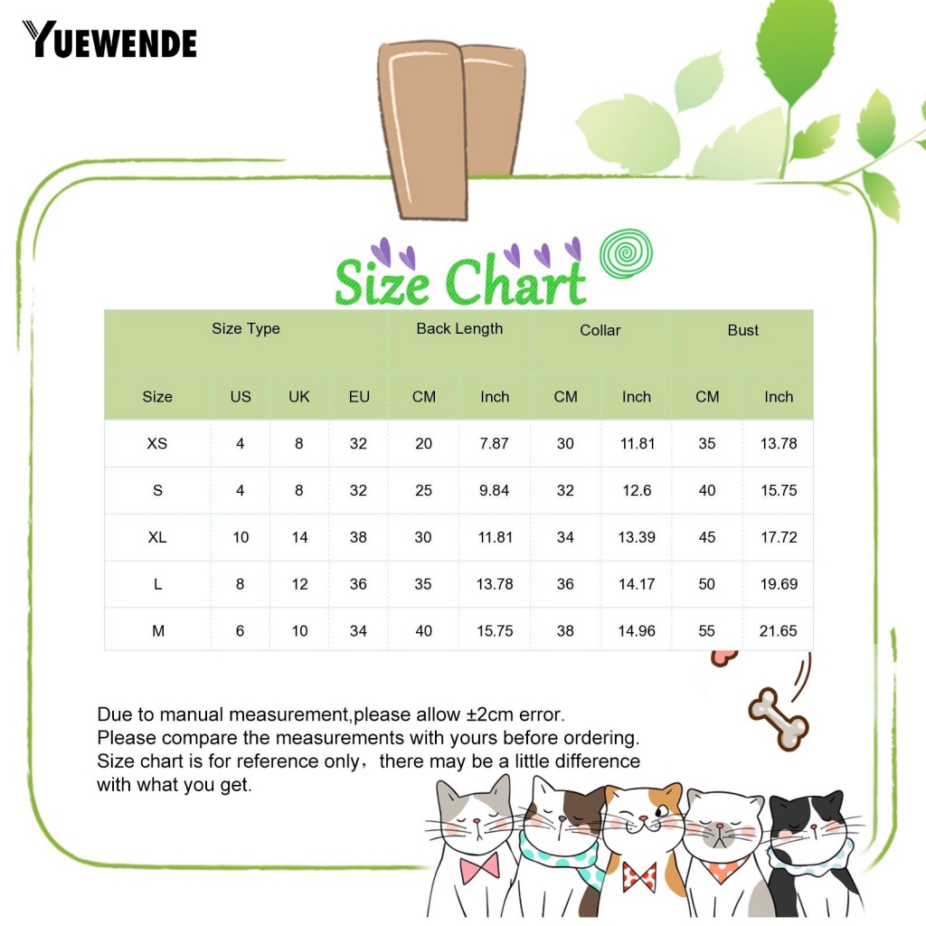 Yue.z Áo Ngắn Tay Hai Lớp Thời Trang Mùa Hè Cho Thú Cưng