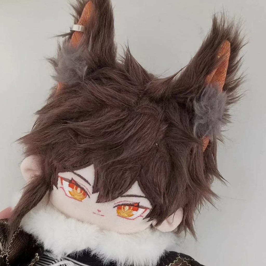 Genshin Impact Zhongli Búp Bê Nhồi Bông Cotton Đang Mặc Đồ Hình Thỏ Anime