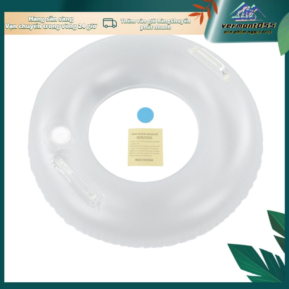 Vermont055 Vòng Bơi Bơm Hơi Có Đèn LED Với 2 Tay Cầm Trong Suốt Phao Nhiều Màu Sắc Cho Bể Trẻ Em Đồ Chơi