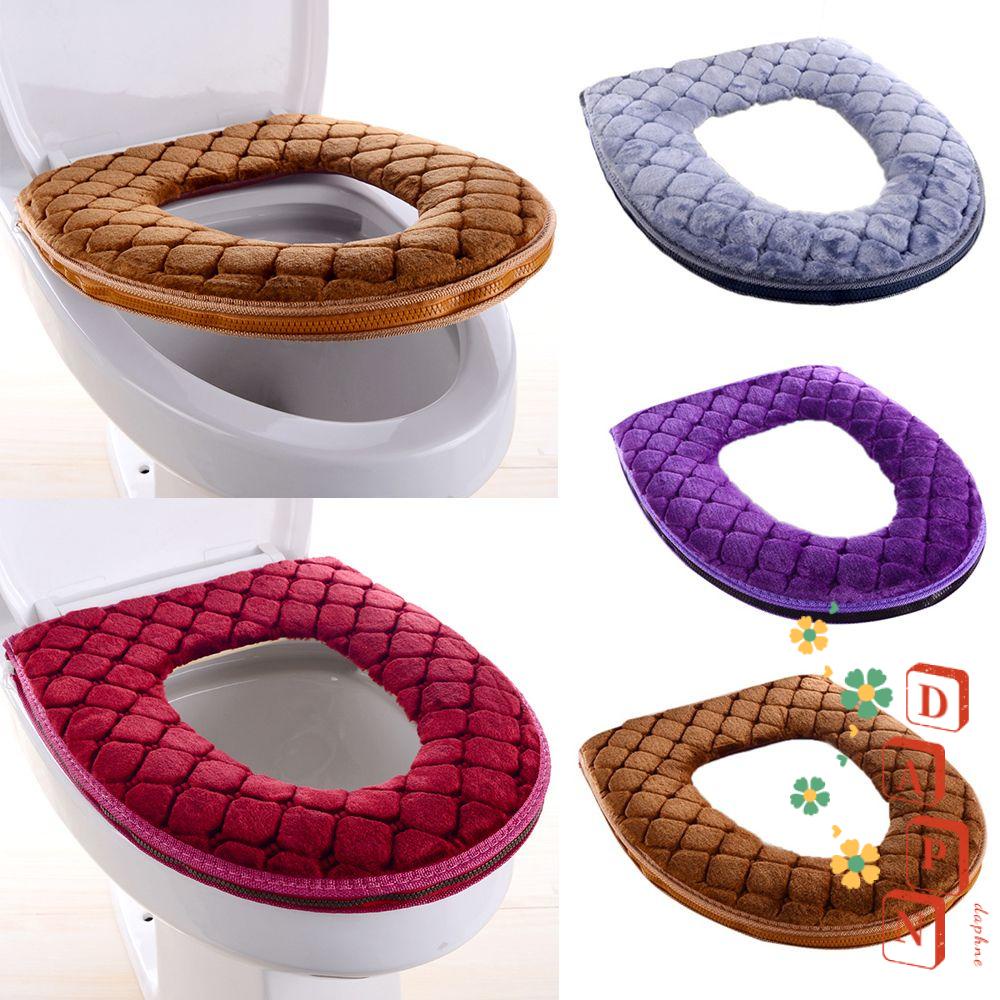 Miếng Lót Bồn Cầu Chất Liệu Nhung San Hô Mềm Mại Thoải Mái