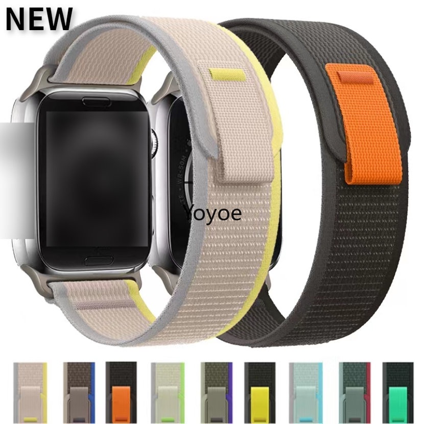 Dây Nylon Thay Thế Cho ĐồNg Hồ Apple iWatch series 49mm 45mm 40mm 44mm 41mm 42mm 38mm 8 7 6 SE