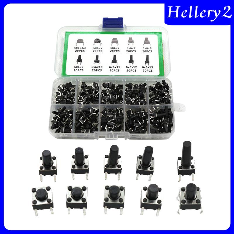 Bộ 200 Nút Công Tắc Nhấn Cho Đèn Pin DIY