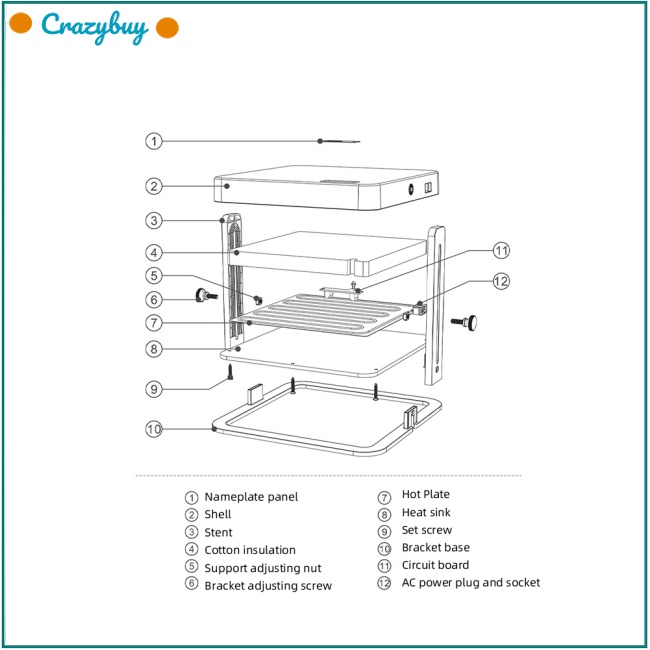 Máy Sưởi Ấm 110v Bảo Vệ Thú Cưng Tiện Dụng Chất Lượng Cao