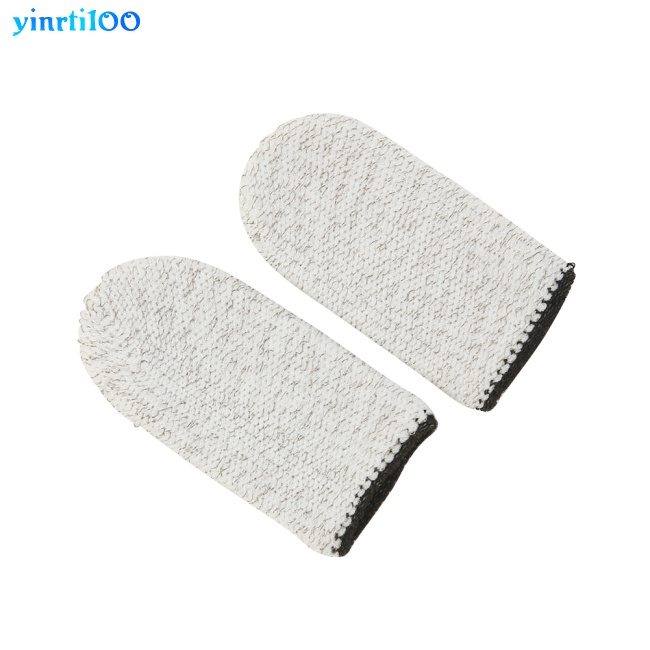 Set 2 Găng Đeo Ngón Tay 24-pin Bằng Sợi Thủy Tinh Siêu Mỏng Thoáng Khí Chống Mồ Hôi