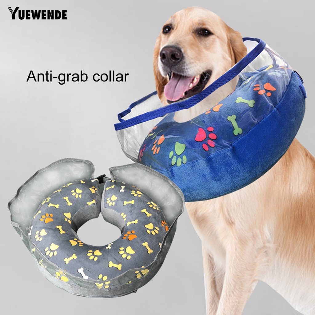 Yue.z Vòng Cổ PVC Co Giãn Hình Nón Bảo Vệ Thú Cưng Sau Khi Phẫu Thuật