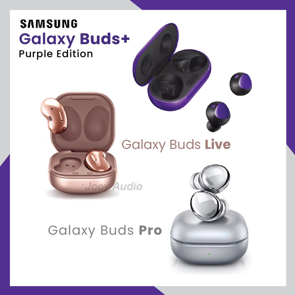AKG Tai Nghe Nhét Tai Bluetooth Không Dây Samsung Galaxy Buds + PLUS Buds Live BTS R175 Âm Thanh Sống Động