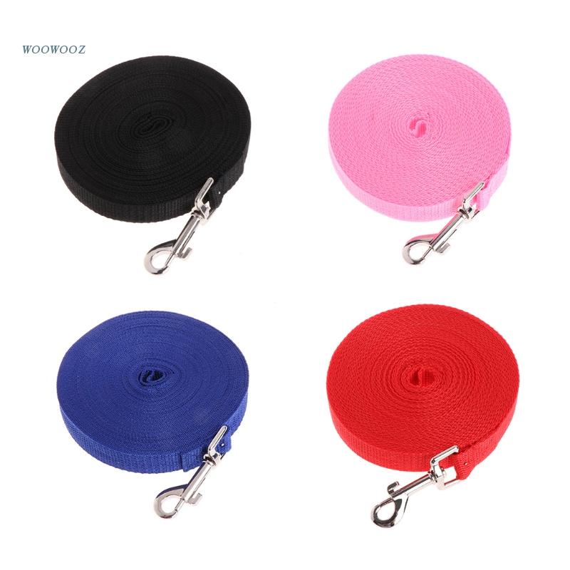 Dây Dắt Thú Cưng Đi Dạo Bằng Nylon Màu Trơn 49FT