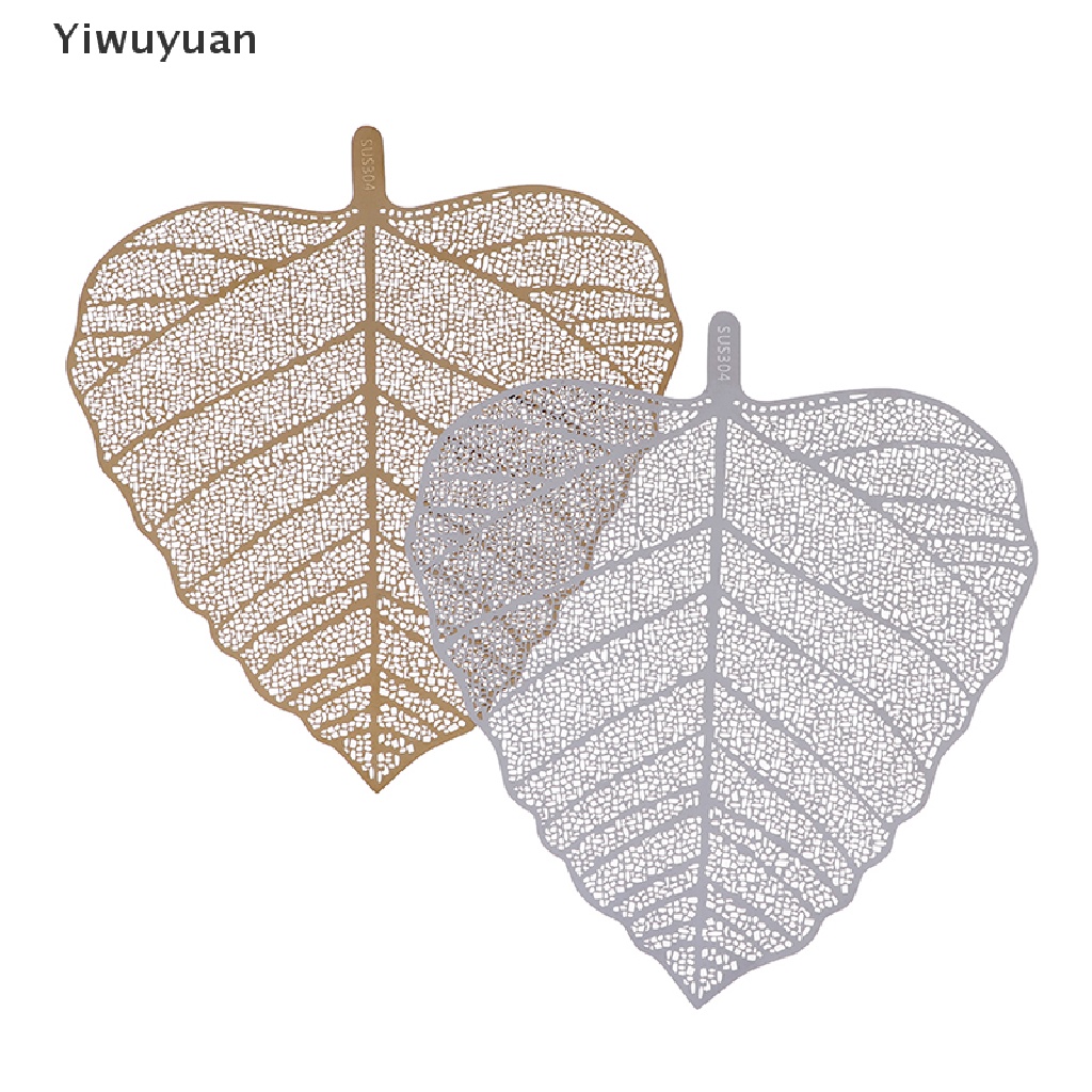 < Yiwuyuan > Phụ Kiện Lọc Trà kung fu Hình Chiếc Lá Bằng Kim Loại Chống Rò Rỉ