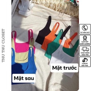 🍸Áo hai dây croptop nữ 7 màu siêu xinh