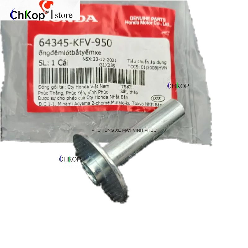 ốc đệm lót bắt chống yếm xe Dream zin honda -Chkop