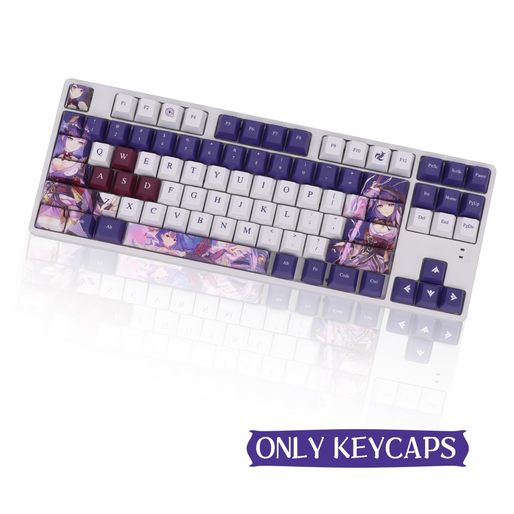 Nắp Đậy Phím Cho Bàn Phím Cơ Họa Tiết Anime Cherry Profile PBT