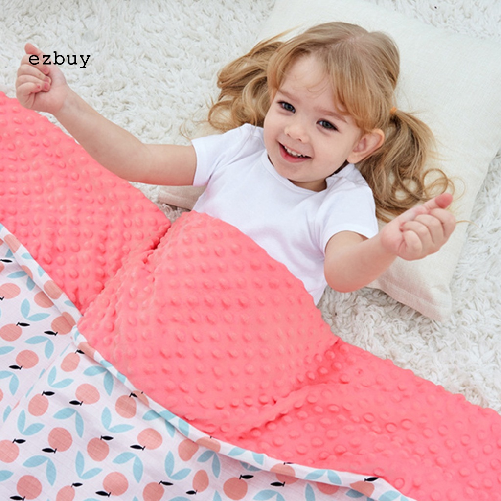 Chăn Bốn Lớp Bằng Vải Nhung Mỏng Thoáng Khí Thời Trang Cho Bé