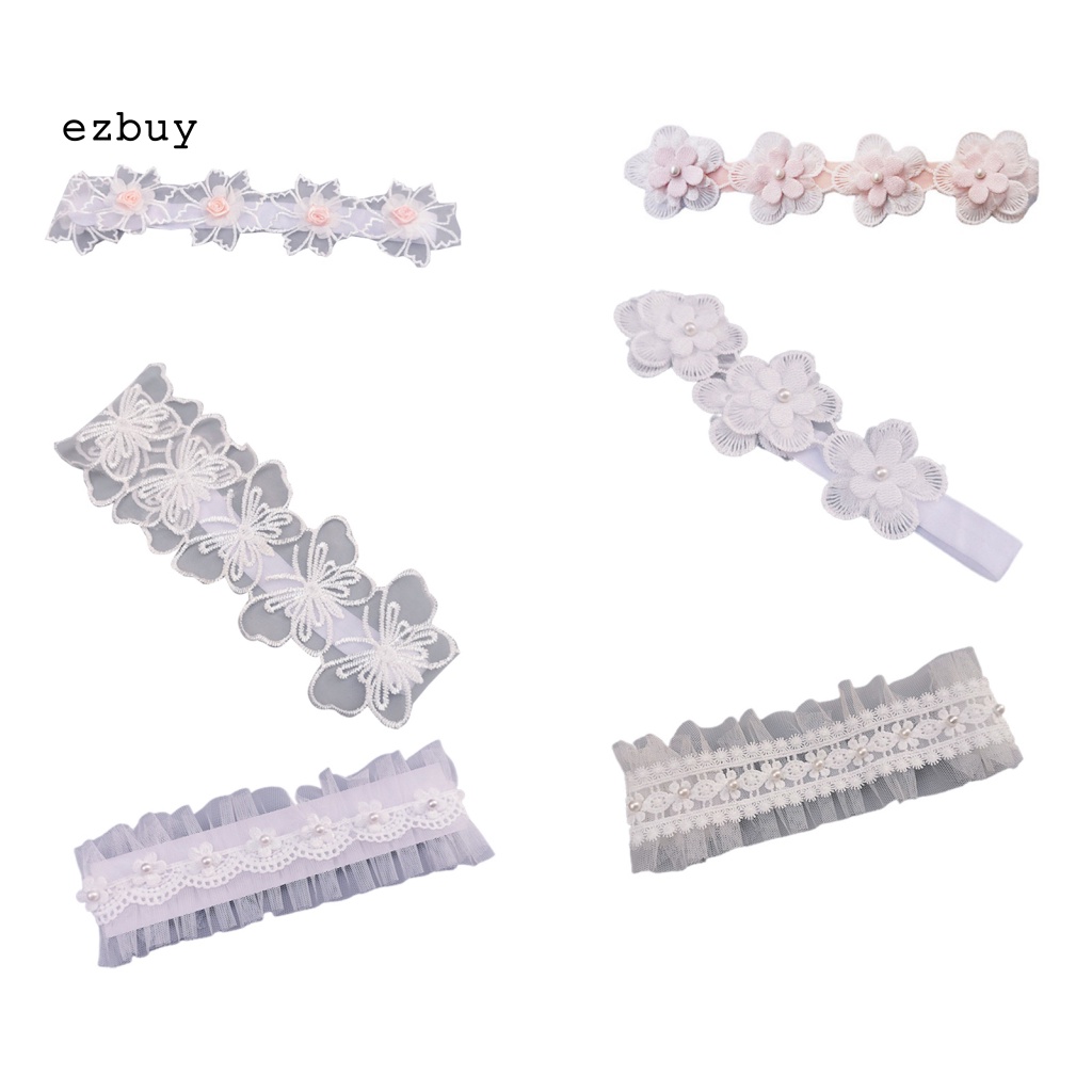 Băng Đô Cài Tóc 6 Kiểu Co Giãn Tốt Dùng Chụp Ảnh Cho Bé Sơ Sinh