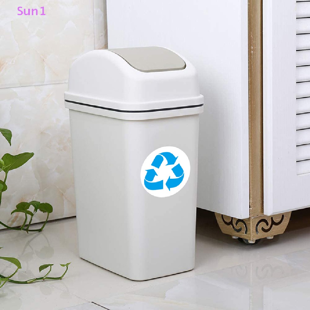 Sun1 &gt; 6 Miếng Dán Thùng Rác Tái Chế Đường Kính 5 Inch