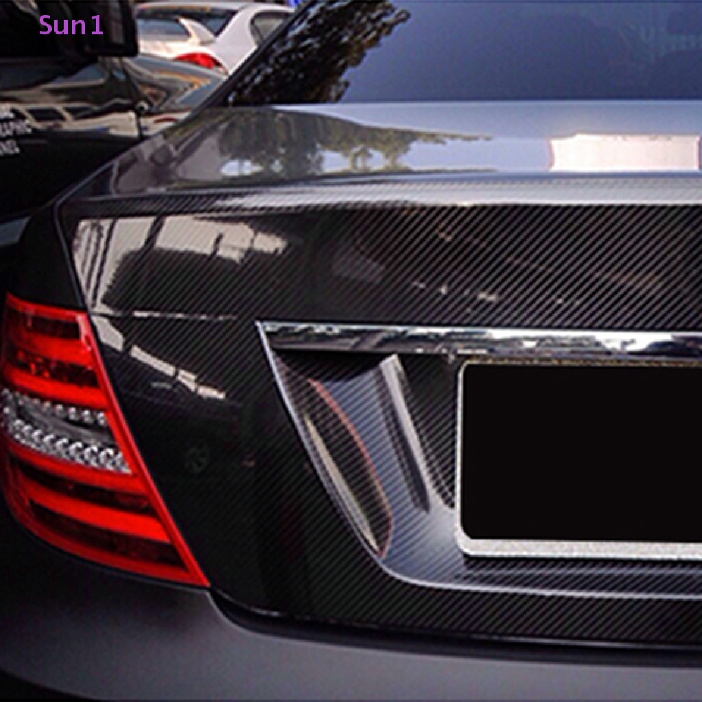 Phim Dán 5D 20 * 152cm Màu Đen Bằng Sợi Carbon Trang Trí Xe Hơi
