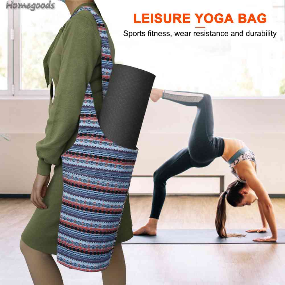 Túi Đựng Thảm Tập Gym / Thể Thao Bằng Vải Bạt Thoáng Khí