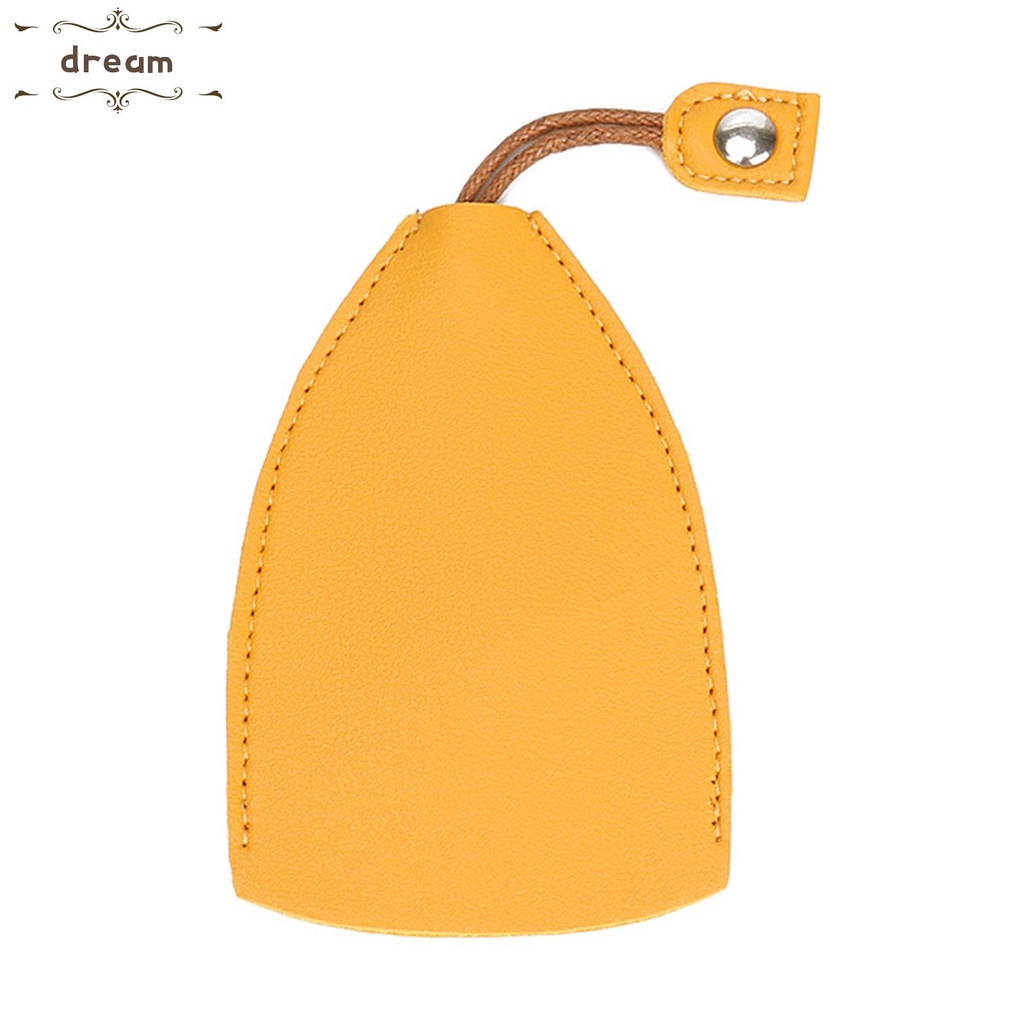 【DREAMLIFE】4 PCS PU Leather Creative Pull Out Cute Large Capacity Car/Key Case/Car Keychain