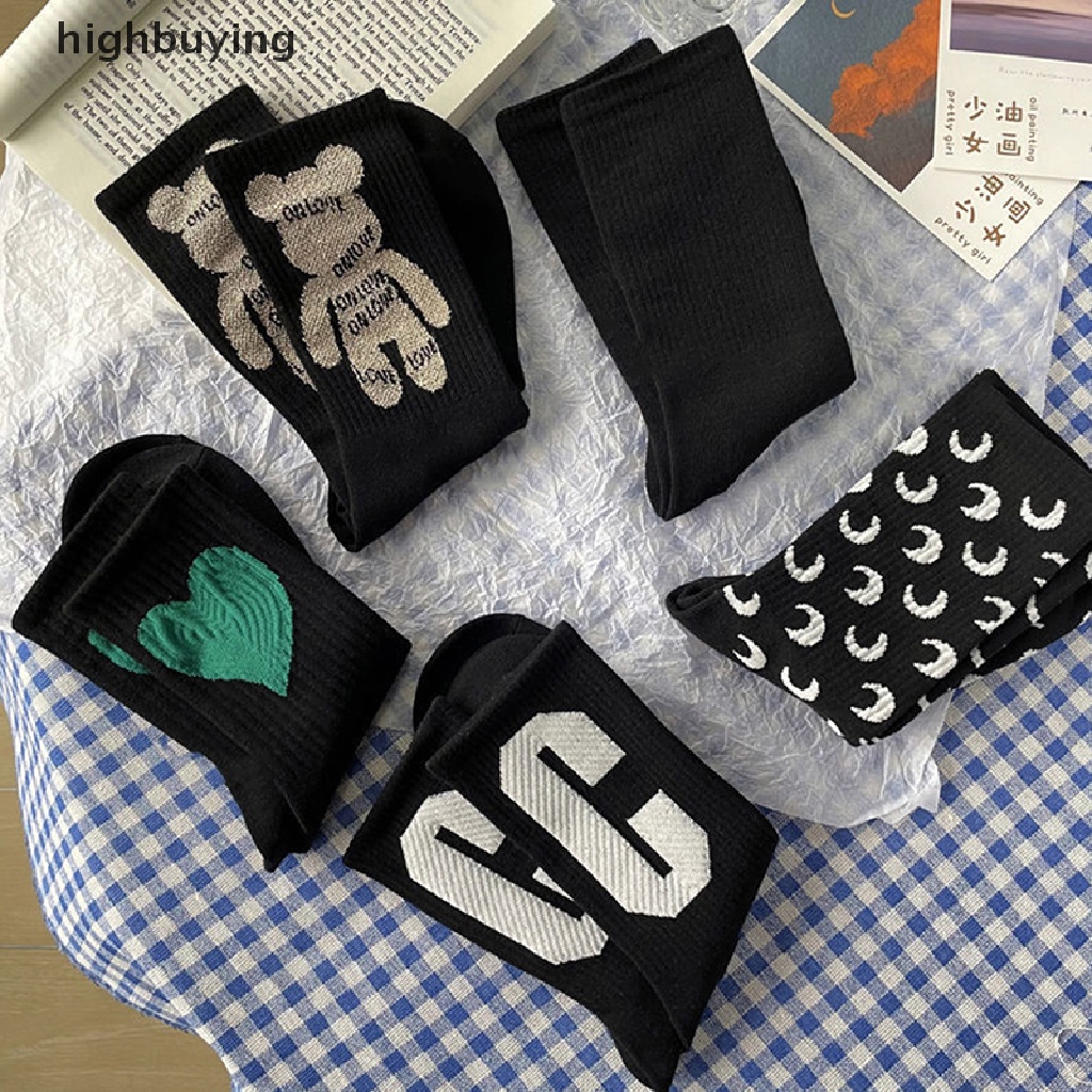 Vớ Dài Trung Bình Thoáng Khí Phong Cách Harajuku Nhật Bản Dễ Thương Cho Nữ