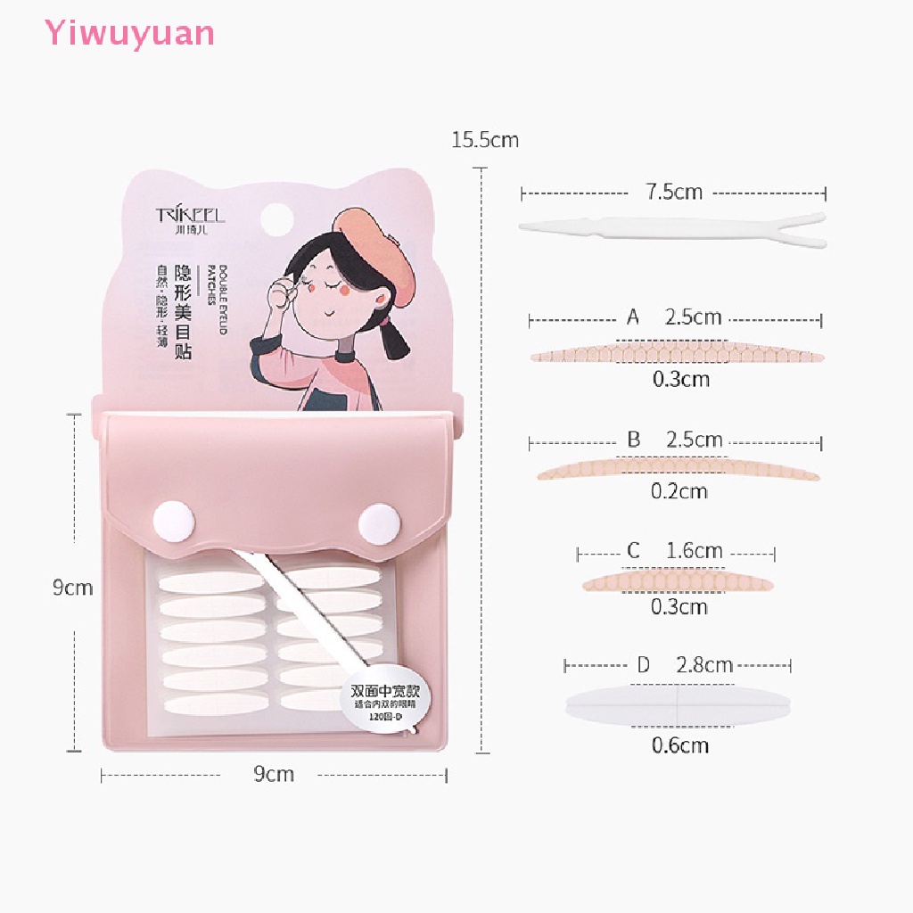 Miếng Dán Mắt Hai Mí Trang Điểm Tự Dính Yiwuyuan