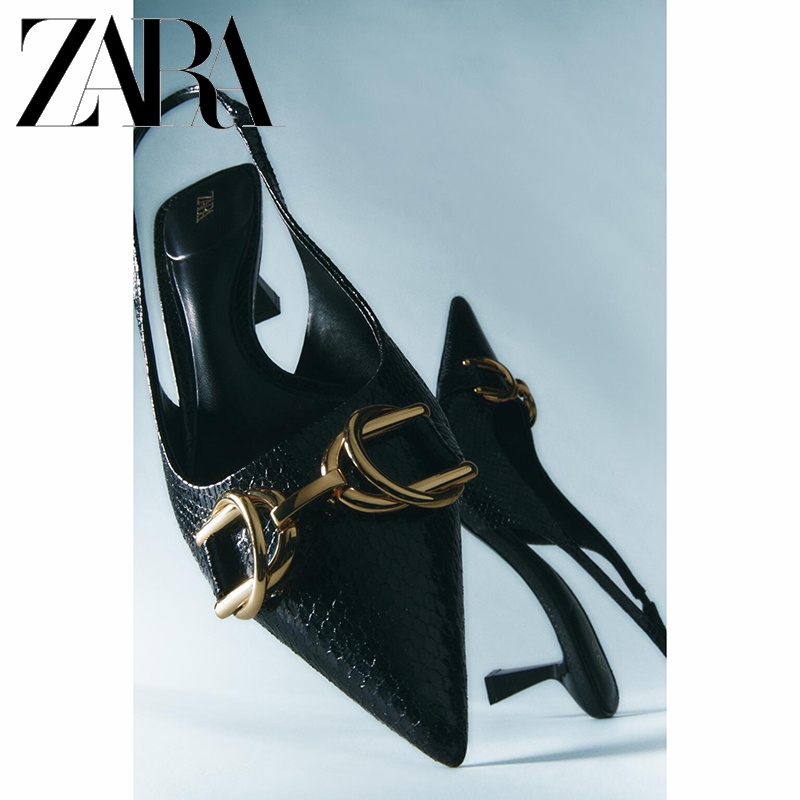 Zara Giày Cao Gót Thời Trang Mùa Xuân Dành Cho Nữ