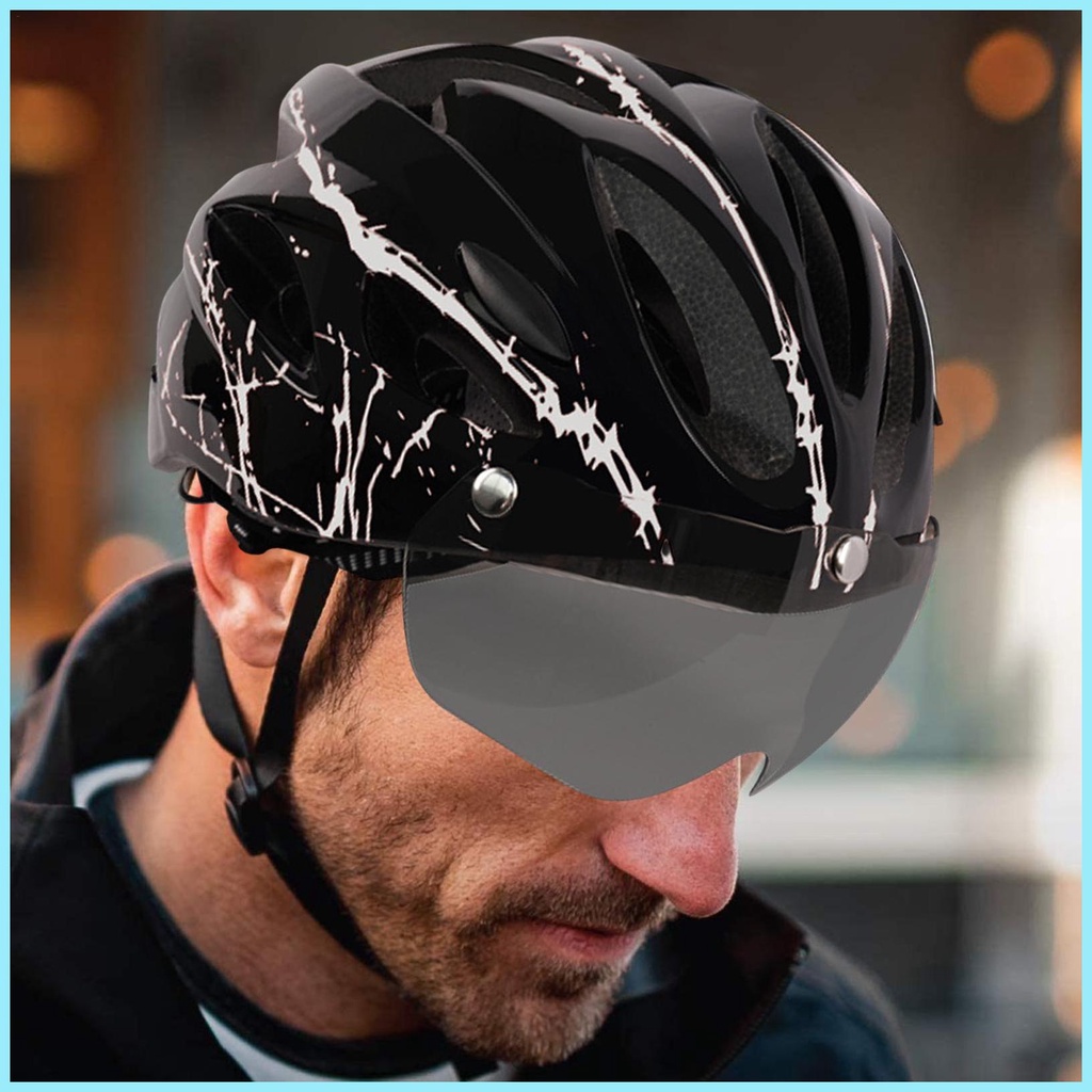 Mũ Bảo Hiểm Xe Đạp Có Thể Điều Chỉnh Thiết Kế Lỗ Thông Hơi Cho Nam